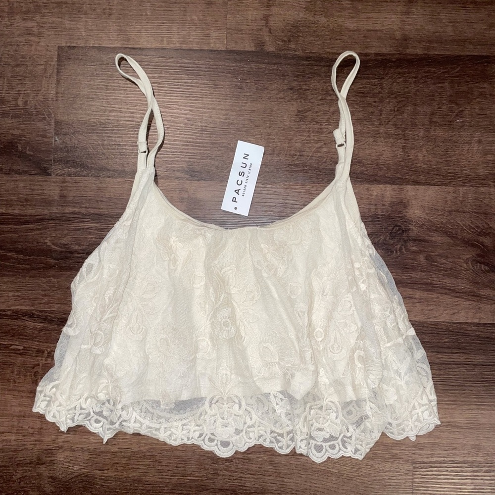 PacSun lace cropped top